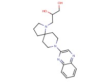 3-[8-(2-quinoxalinyl)-1,8-diazaspiro[4.5]dec-1-yl]-1,2-propanediol