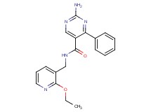 2-amino-N-[(2-ethoxypyridin-3-yl)methyl]-4-phenylpyrimidine-5-carboxamide