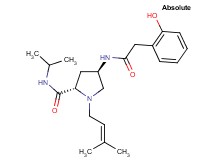(4R)-4-{[(2-hydroxyphenyl)acetyl]amino}-N-isopropyl-1-(3-methylbut-2-en-1-yl)-L-prolinamide