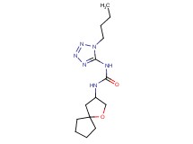 N-(1-butyl-1H-tetrazol-5-yl)-N'-1-oxaspiro[4.4]non-3-ylurea