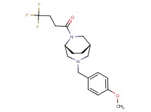 (1S*,5R*)-3-(4-methoxybenzyl)-6-(4,4,4-trifluorobutanoyl)-3,6-diazabicyclo[3.2.2]nonane