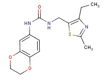 N-(2,3-dihydro-1,4-benzodioxin-6-yl)-N'-[(4-ethyl-2-methyl-1,3-thiazol-5-yl)methyl]urea