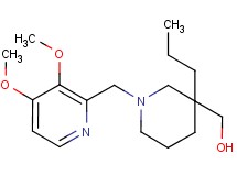 {1-[(3,4-dimethoxy-2-pyridinyl)methyl]-3-propyl-3-piperidinyl}methanol
