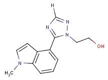 2-[5-(1-methyl-1H-indol-4-yl)-1H-1,2,4-triazol-1-yl]ethanol
