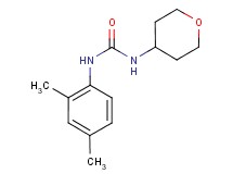 N-(2,4-dimethylphenyl)-N'-(tetrahydro-2H-pyran-4-yl)urea