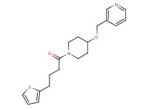 3-[({1-[4-(2-thienyl)butanoyl]-4-piperidinyl}oxy)methyl]pyridine