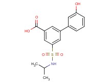 3'-hydroxy-5-[(isopropylamino)sulfonyl]biphenyl-3-carboxylic acid