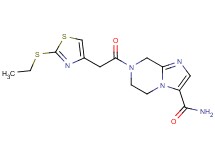 7-{[2-(ethylthio)-1,3-thiazol-4-yl]acetyl}-5,6,7,8-tetrahydroimidazo[1,2-a]pyrazine-3-carboxamide