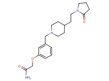 2-[3-({4-[2-(2-oxo-1-pyrrolidinyl)ethyl]-1-piperidinyl}methyl)phenoxy]acetamide