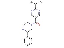 2-isopropyl-5-[(3-phenyl-1-piperazinyl)carbonyl]pyrimidine hydrochloride