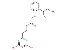 2-(2-sec-butylphenoxy)-N-[2-(4,6-dihydroxypyrimidin-2-yl)ethyl]acetamide