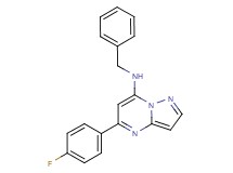 N-benzyl-5-(4-fluorophenyl)pyrazolo[1,5-a]pyrimidin-7-amine