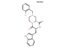 (3S,9aR)-8-(2-chlorobenzyl)-3-(1H-indol-3-ylmethyl)tetrahydro-2H-pyrazino[1,2-a]pyrazine-1,4(3H,6H)-dione