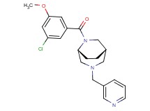 (1S*,5R*)-6-(3-chloro-5-methoxybenzoyl)-3-(3-pyridinylmethyl)-3,6-diazabicyclo[3.2.2]nonane