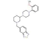 5-({3-[4-(2-methoxyphenyl)-1-piperazinyl]-1-piperidinyl}methyl)-2,1,3-benzothiadiazole