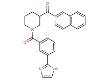 {1-[3-(1H-imidazol-2-yl)benzoyl]-3-piperidinyl}(2-naphthyl)methanone