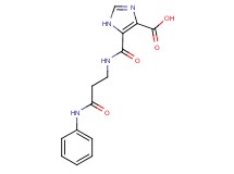 5-{[(3-anilino-3-oxopropyl)amino]carbonyl}-1H-imidazole-4-carboxylic acid