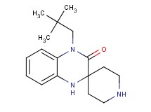 4'-(2,2-dimethylpropyl)-1',4'-dihydro-3'H-spiro[piperidine-4,2'-quinoxalin]-3'-one hydrochloride