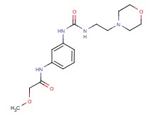 2-methoxy-N-[3-({[(2-morpholin-4-ylethyl)amino]carbonyl}amino)phenyl]acetamide