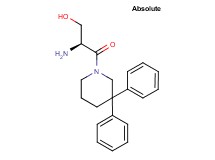 (2S)-2-amino-3-(3,3-diphenyl-1-piperidinyl)-3-oxo-1-propanol hydrochloride
