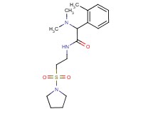 2-(dimethylamino)-2-(2-methylphenyl)-N-[2-(pyrrolidin-1-ylsulfonyl)ethyl]acetamide