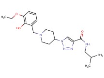 1-[1-(3-ethoxy-2-hydroxybenzyl)-4-piperidinyl]-N-isobutyl-1H-1,2,3-triazole-4-carboxamide