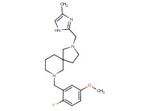 7-(2-fluoro-5-methoxybenzyl)-2-[(4-methyl-1H-imidazol-2-yl)methyl]-2,7-diazaspiro[4.5]decane