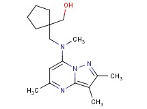 (1-{[methyl(2,3,5-trimethylpyrazolo[1,5-a]pyrimidin-7-yl)amino]methyl}cyclopentyl)methanol