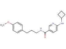 6-(cyclobutylamino)-N-[3-(4-methoxyphenyl)propyl]nicotinamide