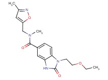 1-(2-ethoxyethyl)-N-methyl-N-[(3-methylisoxazol-5-yl)methyl]-2-oxo-2,3-dihydro-1H-benzimidazole-5-carboxamide