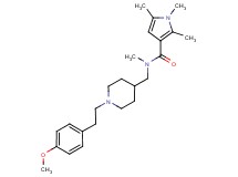 N-({1-[2-(4-methoxyphenyl)ethyl]piperidin-4-yl}methyl)-N,1,2,5-tetramethyl-1H-pyrrole-3-carboxamide