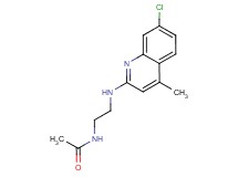 N-{2-[(7-chloro-4-methylquinolin-2-yl)amino]ethyl}acetamide