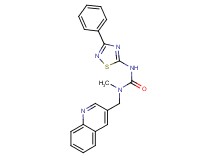 N-methyl-N'-(3-phenyl-1,2,4-thiadiazol-5-yl)-N-(quinolin-3-ylmethyl)urea