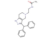 N-{2-[3-(diphenylmethyl)-1,4,6,7-tetrahydro-5H-pyrazolo[4,3-c]pyridin-5-yl]ethyl}acetamide