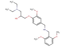 1-(diethylamino)-3-(4-{[(2,6-dimethoxybenzyl)amino]methyl}-2-methoxyphenoxy)-2-propanol
