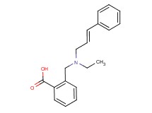 2-({ethyl[(2E)-3-phenylprop-2-en-1-yl]amino}methyl)benzoic acid