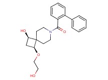 (1R*,3S*)-7-(biphenyl-2-ylcarbonyl)-3-(2-hydroxyethoxy)-7-azaspiro[3.5]nonan-1-ol