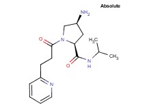 (2S,4S)-4-amino-N-isopropyl-1-(3-pyridin-2-ylpropanoyl)pyrrolidine-2-carboxamide