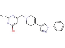 2-methyl-6-{[4-(1-phenyl-1H-pyrazol-4-yl)-3,6-dihydropyridin-1(2H)-yl]methyl}pyrimidin-4-ol