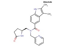 2,3-dimethyl-N-{[(2S)-5-oxopyrrolidin-2-yl]methyl}-N-(pyridin-2-ylmethyl)-1H-indole-5-carboxamide
