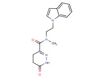 N-[2-(1H-indol-1-yl)ethyl]-N-methyl-6-oxo-1,4,5,6-tetrahydropyridazine-3-carboxamide