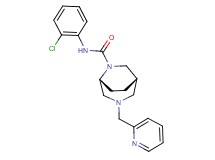(1S*,5R*)-N-(2-chlorophenyl)-3-(2-pyridinylmethyl)-3,6-diazabicyclo[3.2.2]nonane-6-carboxamide