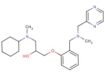 1-[cyclohexyl(methyl)amino]-3-(2-{[methyl(pyrazin-2-ylmethyl)amino]methyl}phenoxy)propan-2-ol