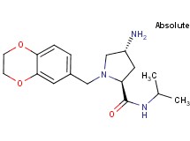 (2S,4R)-4-amino-1-(2,3-dihydro-1,4-benzodioxin-6-ylmethyl)-N-isopropylpyrrolidine-2-carboxamide