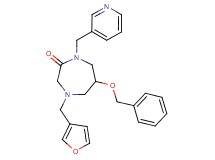 6-(benzyloxy)-4-(3-furylmethyl)-1-(3-pyridinylmethyl)-1,4-diazepan-2-one