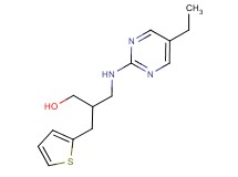 3-[(5-ethylpyrimidin-2-yl)amino]-2-(2-thienylmethyl)propan-1-ol