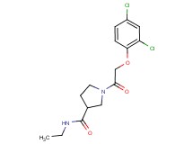 1-[(2,4-dichlorophenoxy)acetyl]-N-ethyl-3-pyrrolidinecarboxamide