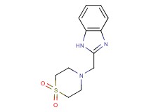 2-[(1,1-dioxidothiomorpholin-4-yl)methyl]-1H-benzimidazole