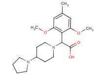 (2,6-dimethoxy-4-methylphenyl)(4-pyrrolidin-1-ylpiperidin-1-yl)acetic acid