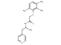 N-(1-methyl-2-pyridin-4-ylethyl)-2-(2,3,6-trimethylphenoxy)acetamide